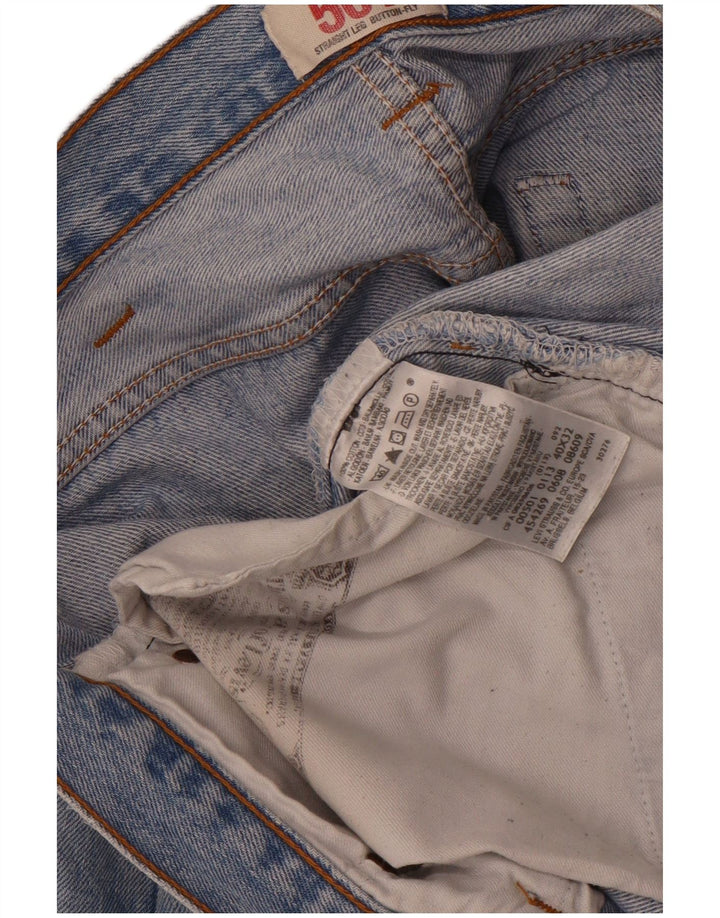 Мужские прямые джинсы Levi's 501 W40 L26 синие, хлопок