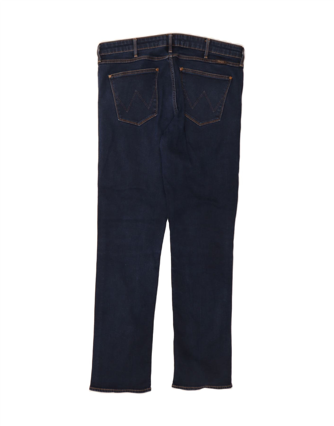 WRANGLER Womens Drew Slim Jeans W32 L30 Navy Blue Cotton Vintage Wrangler and Second-Hand Wrangler from Messina Hembry 