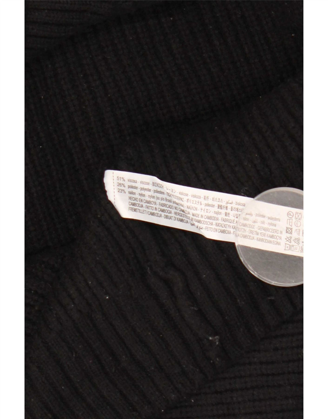 Женский джемпер с открытыми плечами Zara UK 14, средний черный