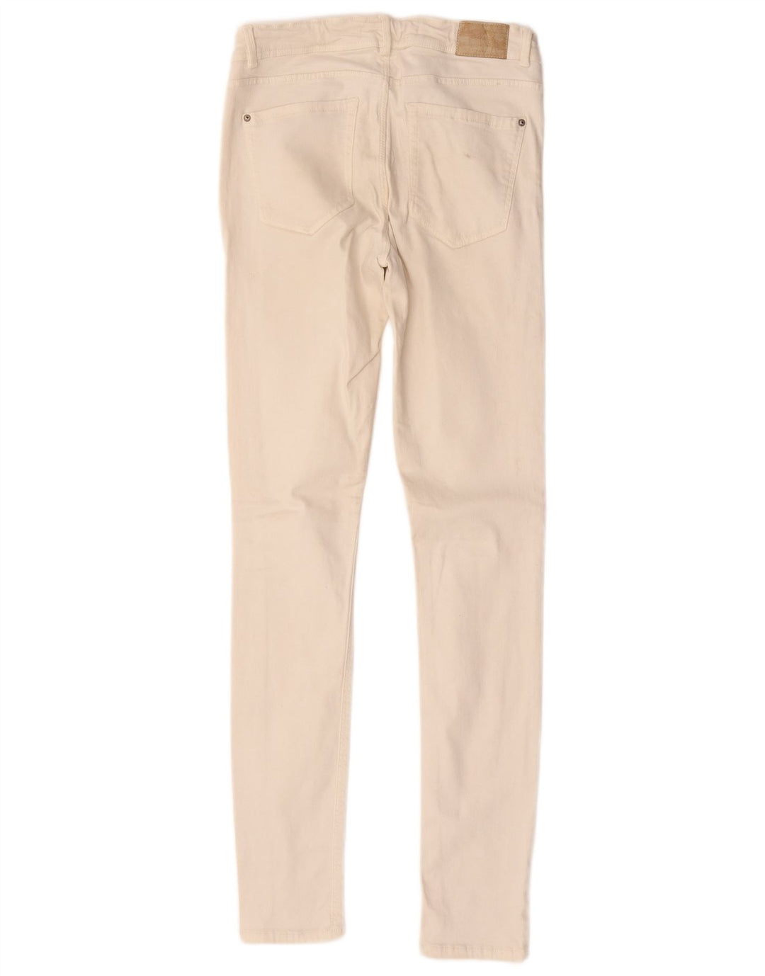 Женские джинсы скинни Zara W28 L31 Бежевые