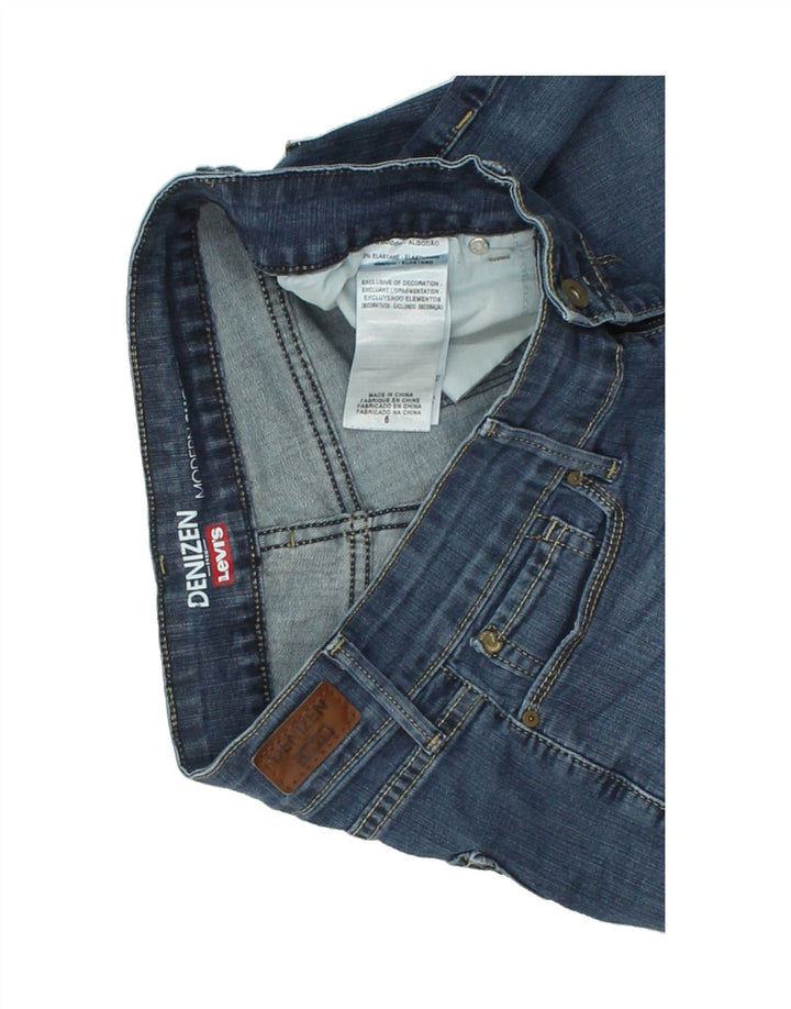 LEVI'S Womens Denizen Modern Denim Shorts US 6 Medium W30 Navy Blue Cotton Vintage Levi's and Second-Hand Levi's from Messina Hembry 