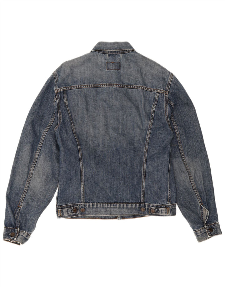 Женская джинсовая куртка Levi's UK 14, большой синий хлопок