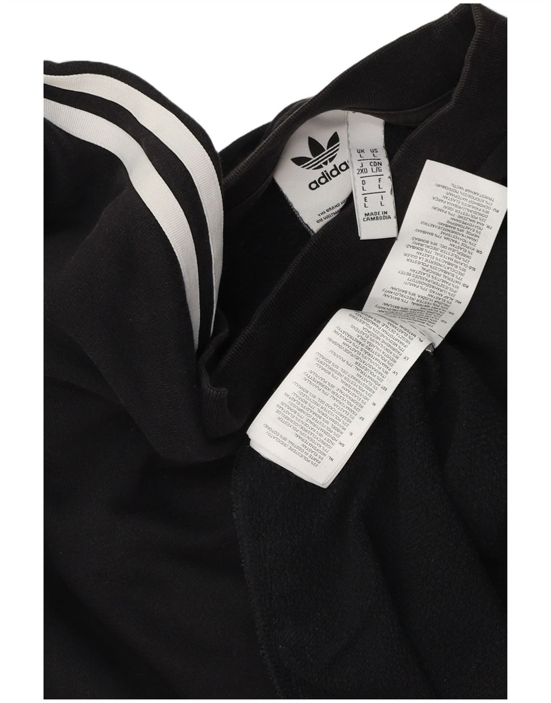 Женский джемпер с рисунком Adidas UK 16, большой черный с цветными блоками