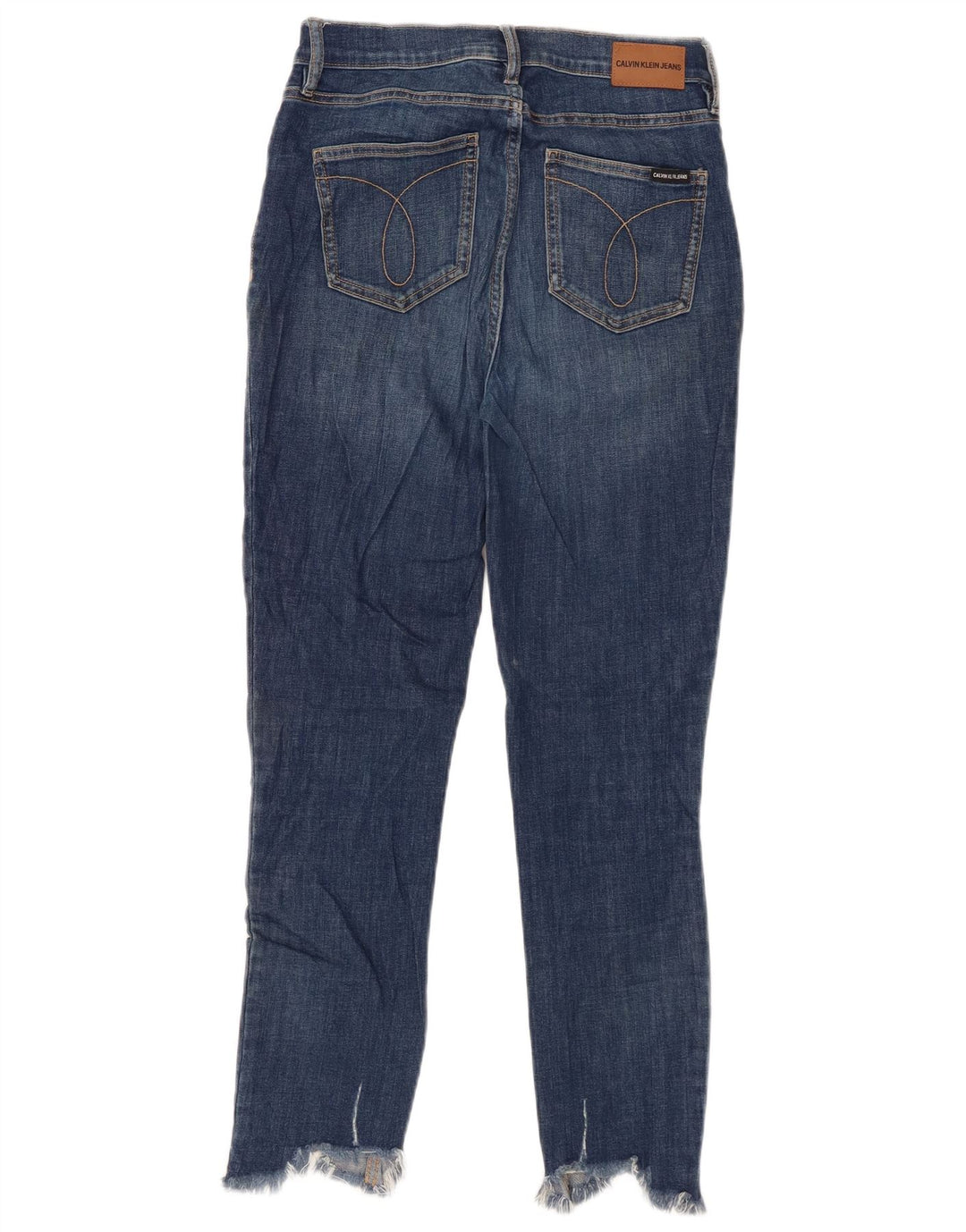 Женские джинсы скинни CALVIN KLEIN США 4 XS W27 L26 Синие, хлопок