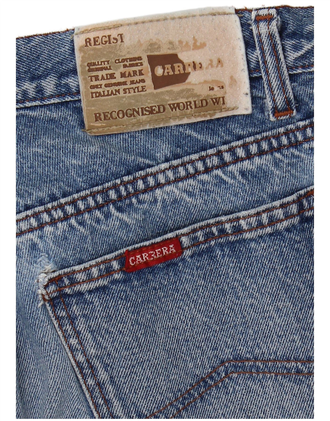 CARRERA Mens Straight Jeans W32 L33 Blue