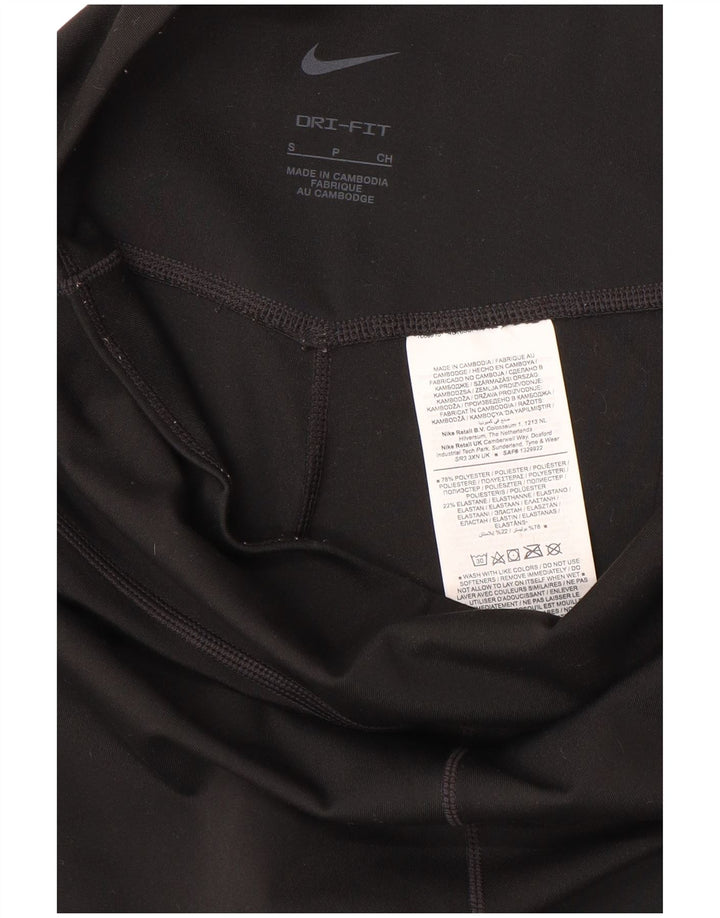 Женские леггинсы-капри NIKE Dri Fit, Великобритания, 10 шт., черные, полиэстер