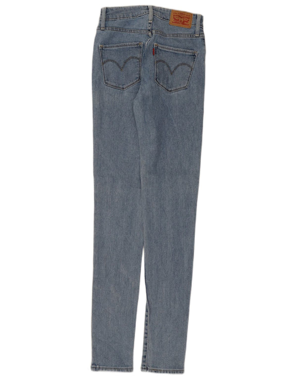 Женские джинсы скинни LEVI'S 721 с высокой посадкой W24 L32 Синие, хлопок