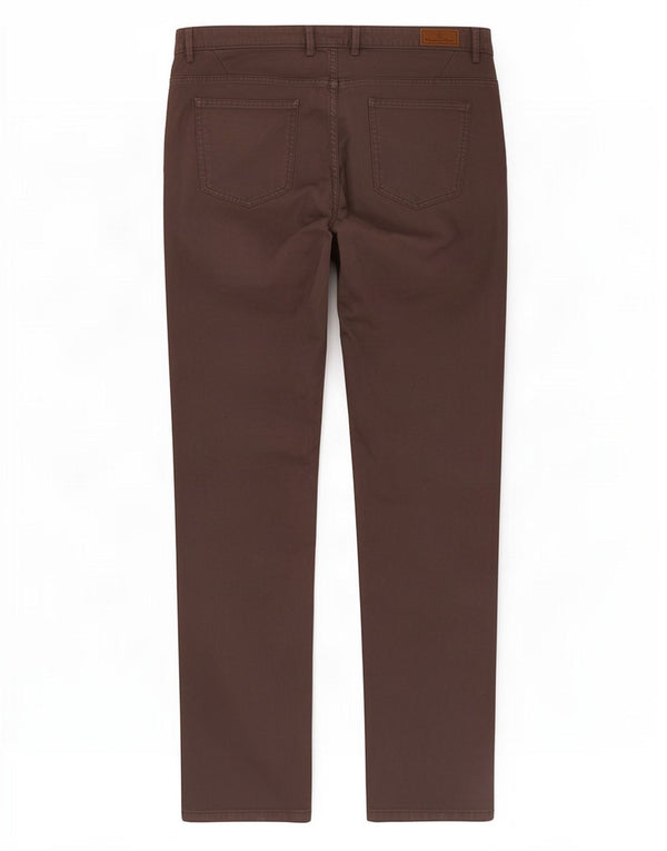 Massimo Dutti Мужские узкие повседневные брюки EU 44 XL W34 L34 Коричневые хлопковые брюки