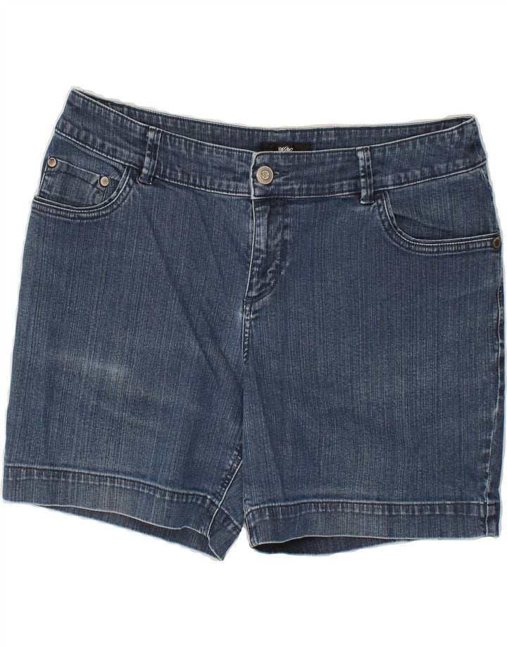 MOSSIMO Womens Stretch Denim Shorts US 16 2XL W36 Blue Cotton Vintage Mossimo and Second-Hand Mossimo from Messina Hembry 