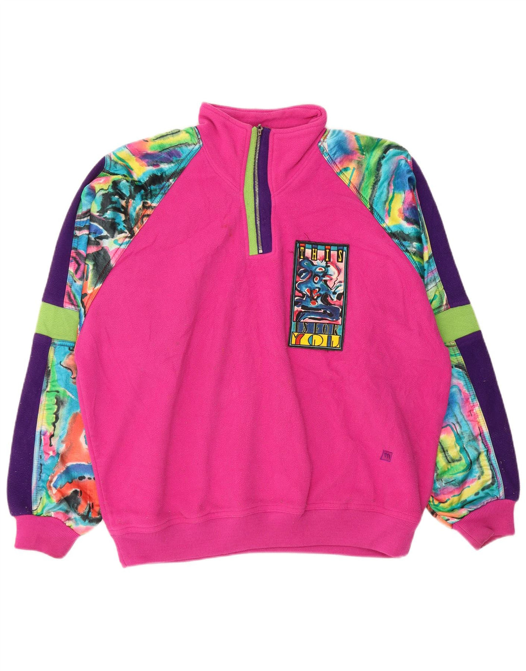 Женский флисовый джемпер большого размера MASER M EU 40, средний розовый