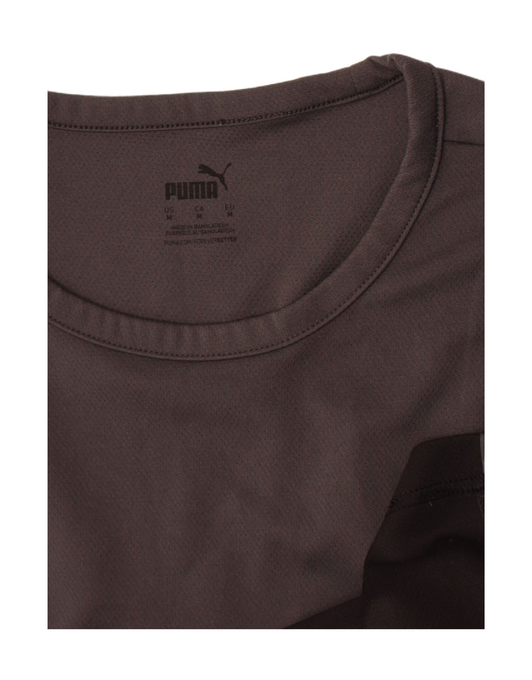 Мужская футболка Puma Top среднего серого цвета с цветными блоками