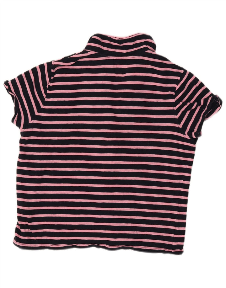 Женская блузка-рубашка JACK WILLS UK 12, средний темно-синий в полоску