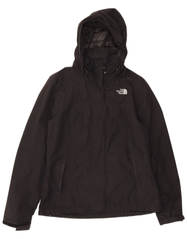 Женская дождевик с капюшоном The North Face UK 14, средний черный полиэстер