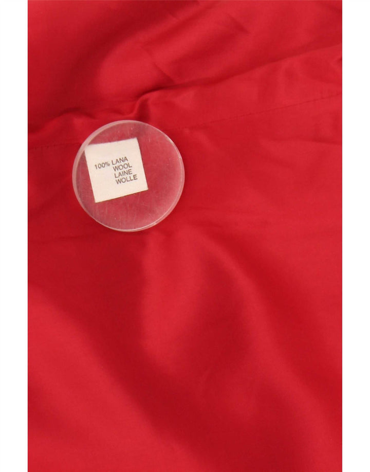 Винтажное женское пальто UK 18 XL из розовой шерсти