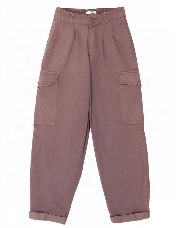 Carhartt Женские брюки-карго свободного кроя с завышенной талией W26 L28 Коричневые хлопковые
