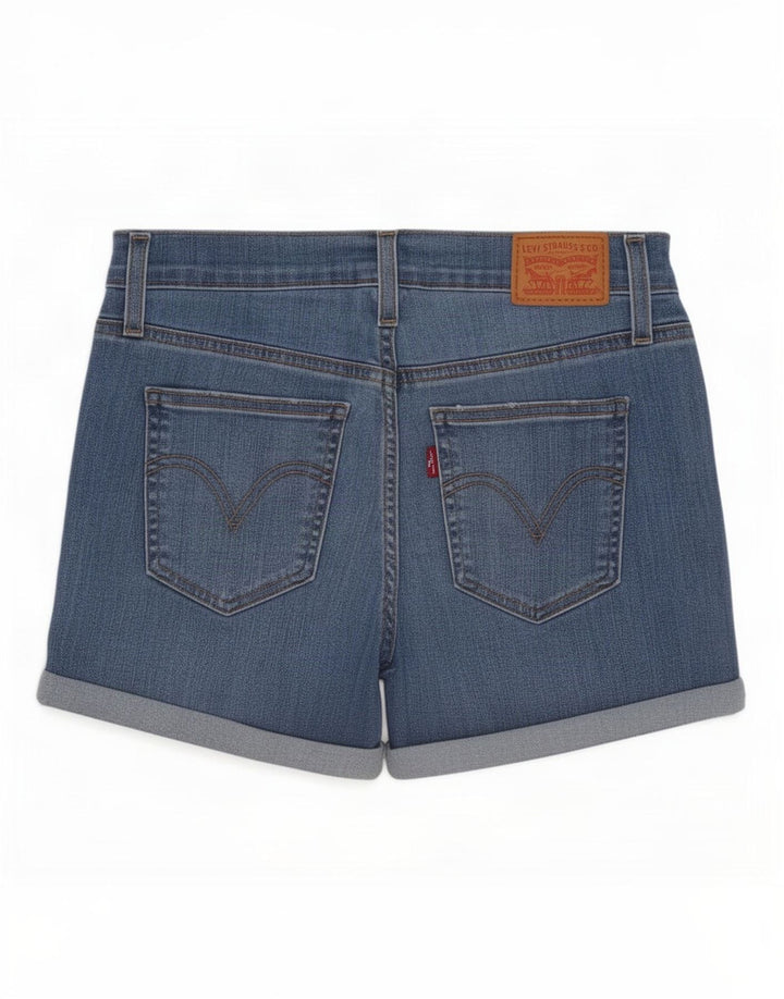 Женские джинсовые шорты Levi's W26, маленькие синие, хлопок