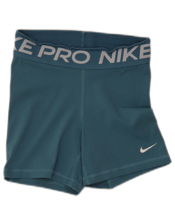 Женские спортивные шорты с графическим рисунком Nike Dri Fit UK 4 XS, синие