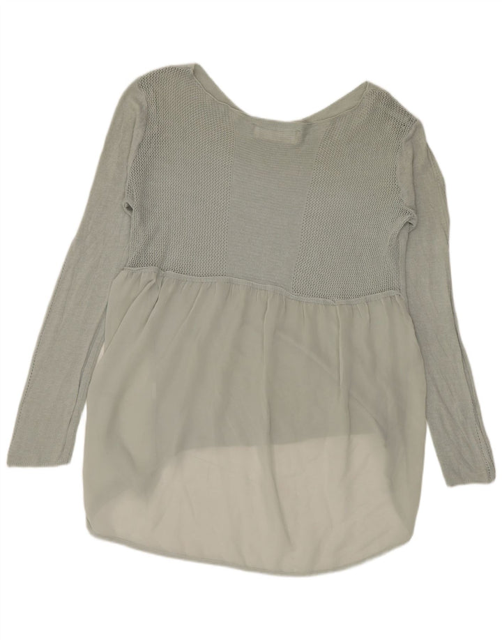 Женская блузка Zara Top UK 14, большая зеленая