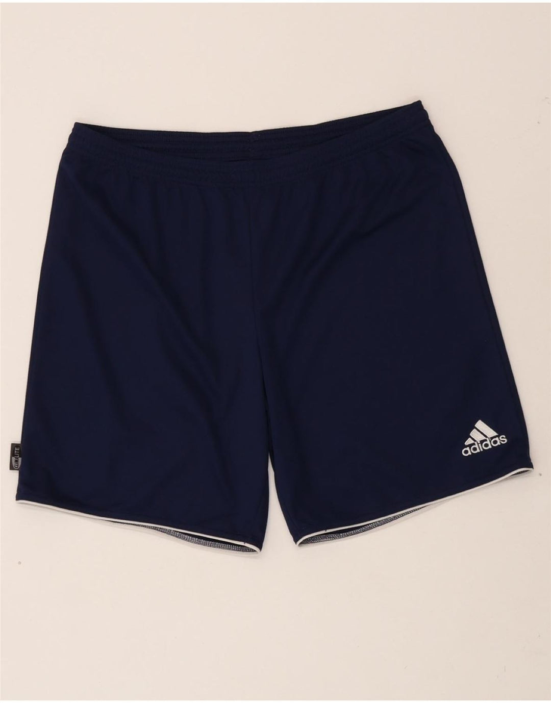 ADIDAS Mens Climalite Sport Shorts Large  Navy Blue Polyester Vintage Adidas and Second-Hand Adidas from Messina Hembry 