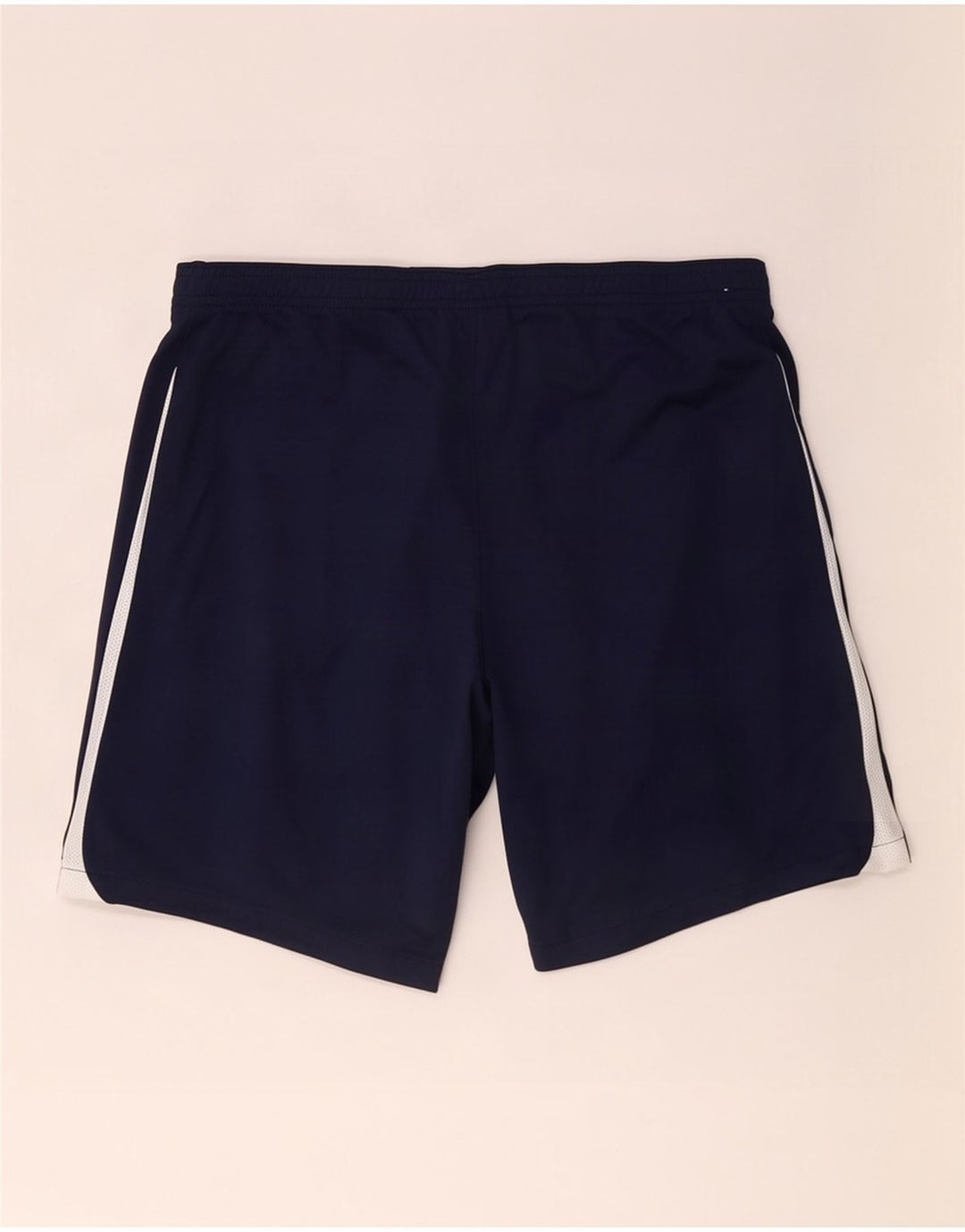 Мужские спортивные шорты Nike Slim Fit, большие темно-синие, полиэстер с цветными блоками