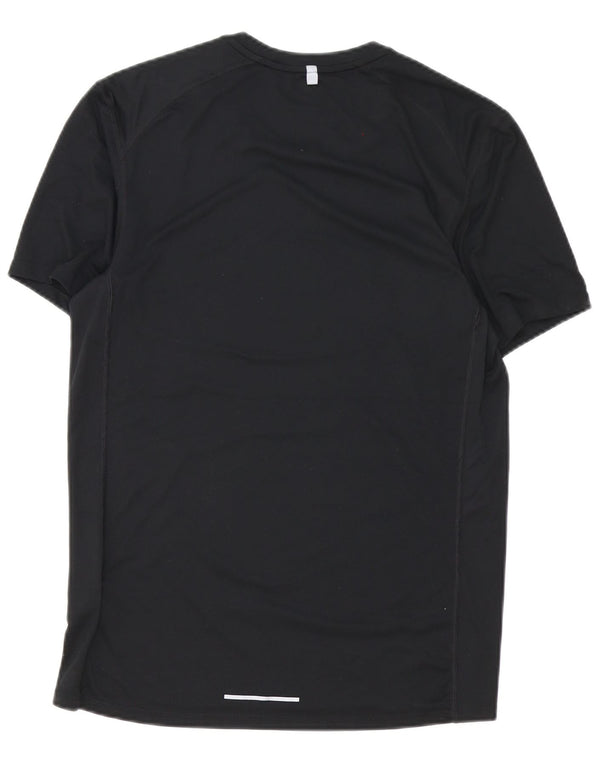 Мужская футболка Nike Dri Fit, средний черный полиэстер