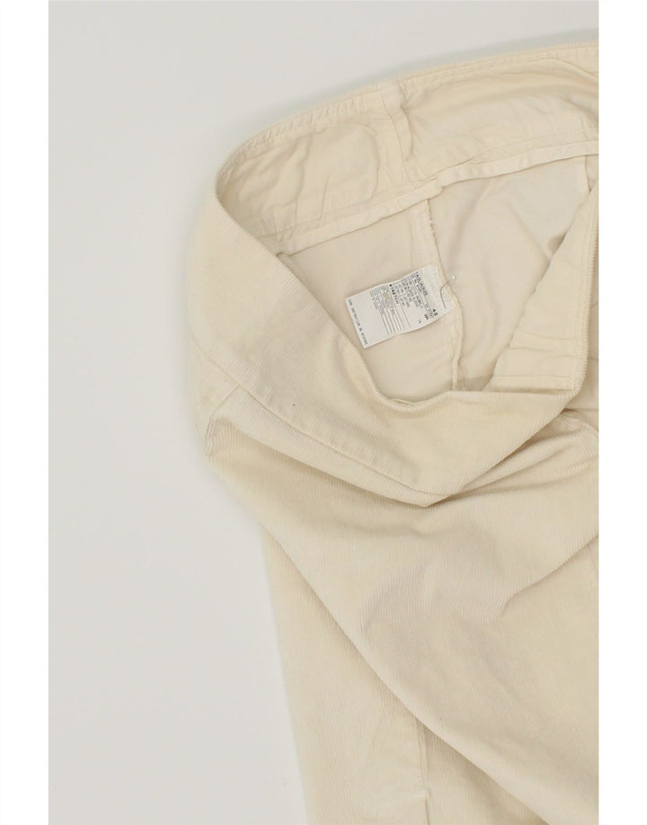 BENETTON Womens Straight Skirt IT 42 Medium Off White Cotton Vintage Benetton and Second-Hand Benetton from Messina Hembry 