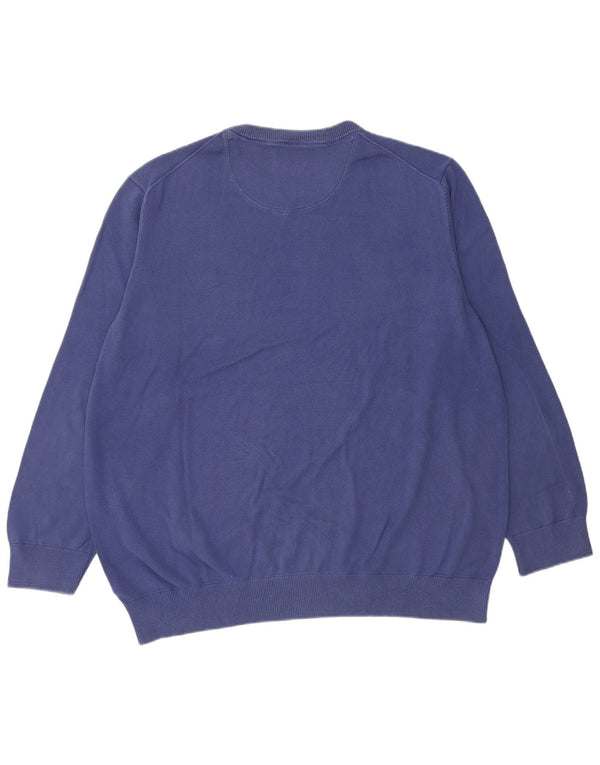 Мужской джемпер с круглым вырезом Timberland 3XL, синий хлопок