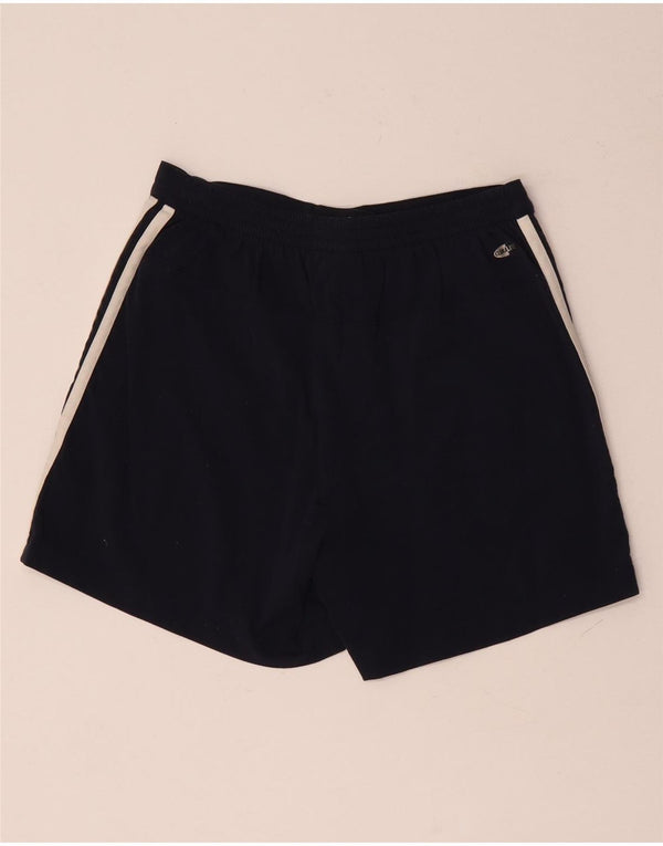 Женские повседневные шорты Adidas Climalite UK 10, маленькие W26, темно-синий, полиамид