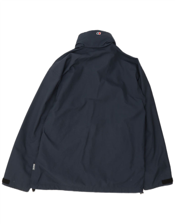 Berghaus Дождевик с капюшоном для мальчиков 11-12 лет Темно-синий нейлон
