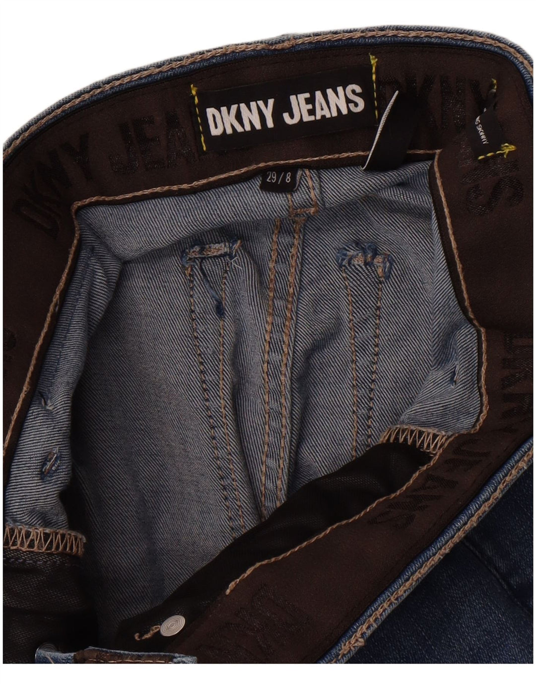 Женские джинсы скинни Dkny США 8, средние W29 L29, синие