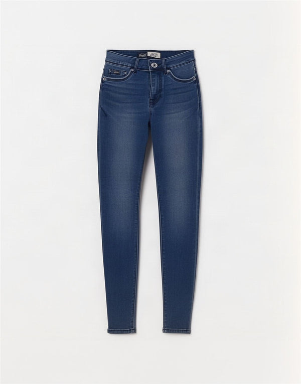 Женские джинсы-джеггинсы Superdry Alexia W27 L32, синий хлопок