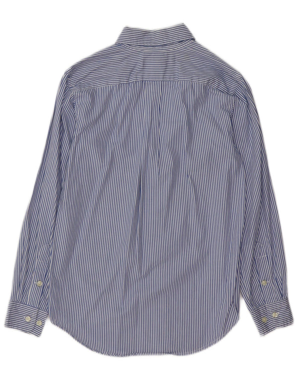 RALPH LAUREN Boys Shirt 13-14 Years Blue Pinstripe Cotton
