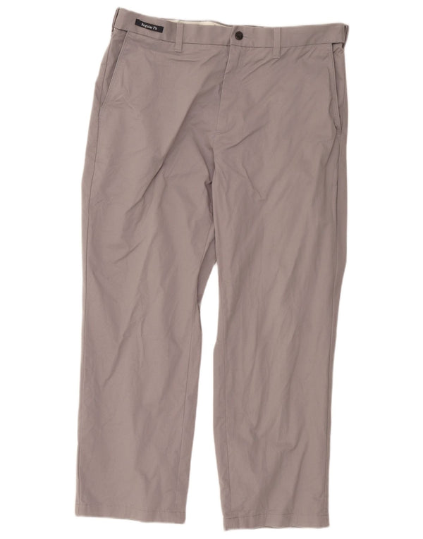 Мужские прямые брюки чинос Marks & Spencer Blue Harbour W36 L29 серые