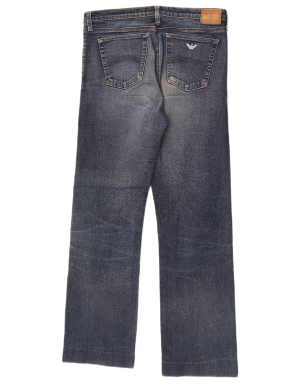 Женские прямые джинсы Armani W29 L29 синие, хлопок
