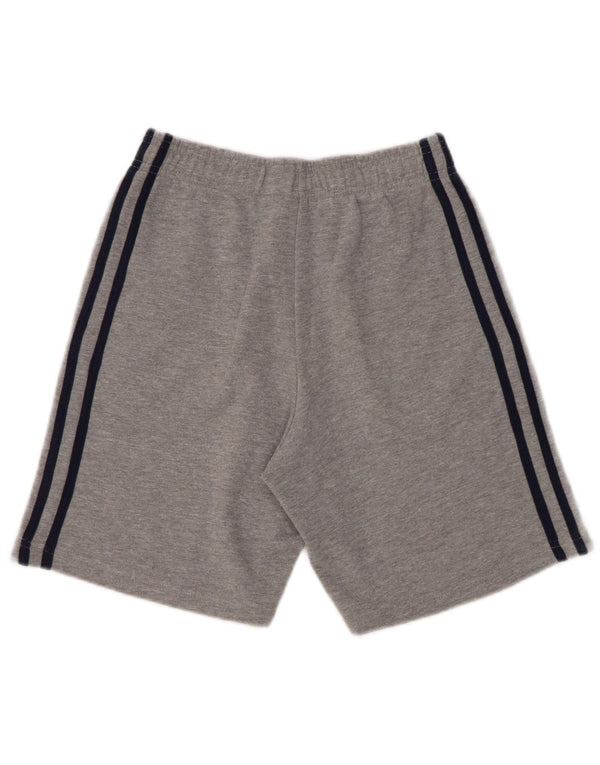 ADIDAS Womens Sport Shorts UK 8 Small  Grey Cotton