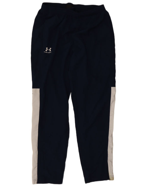 Мужские спортивные брюки свободного кроя Under Armour, большие темно-синие цветные блоки
