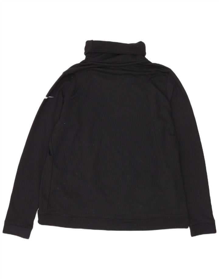Мужской свитшот с графическим рисунком Nike Dri Fit XL, черный полиэстер