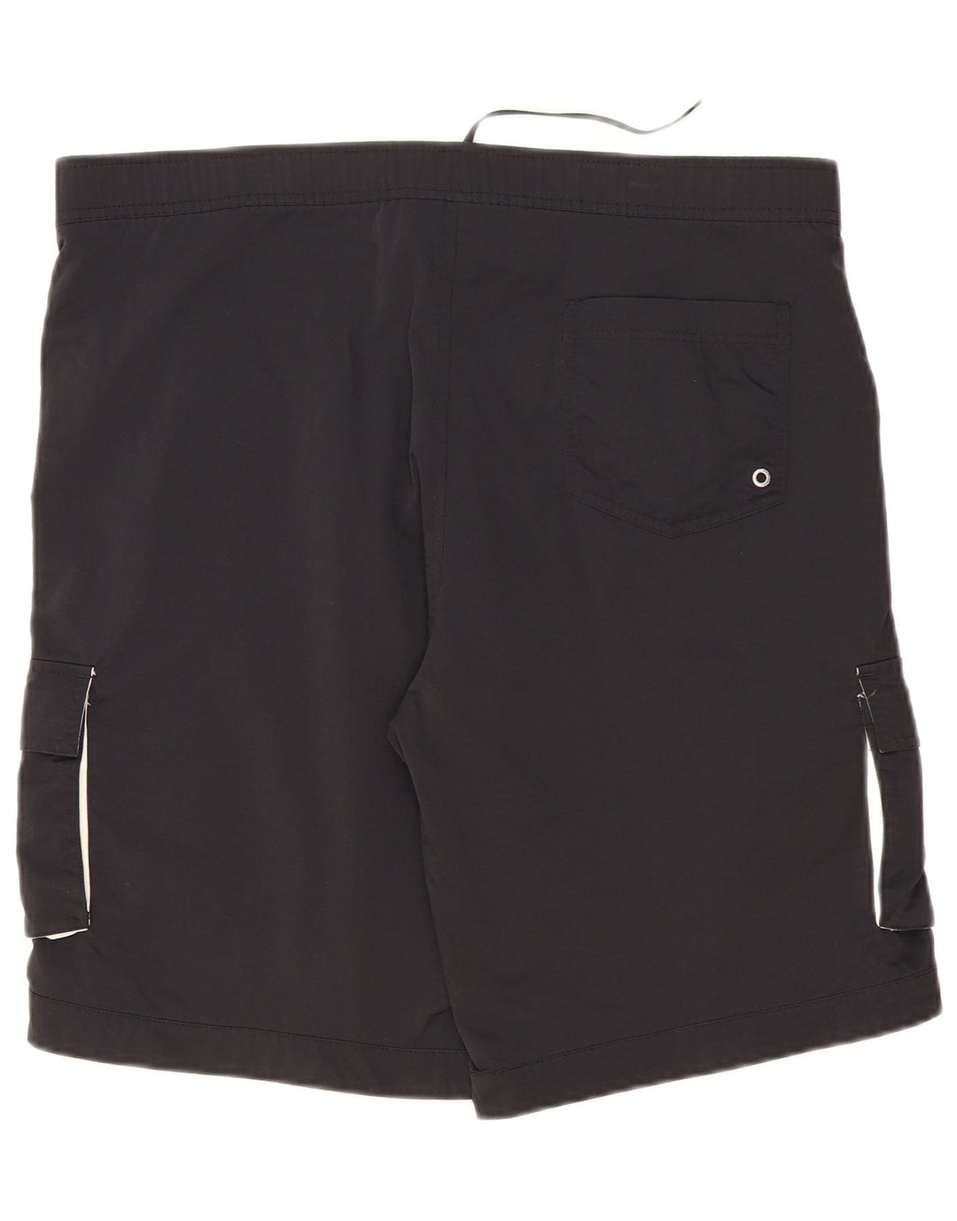 CHAMPION Mens Cargo Swimming Shorts XL  Black Colourblock Polyamide