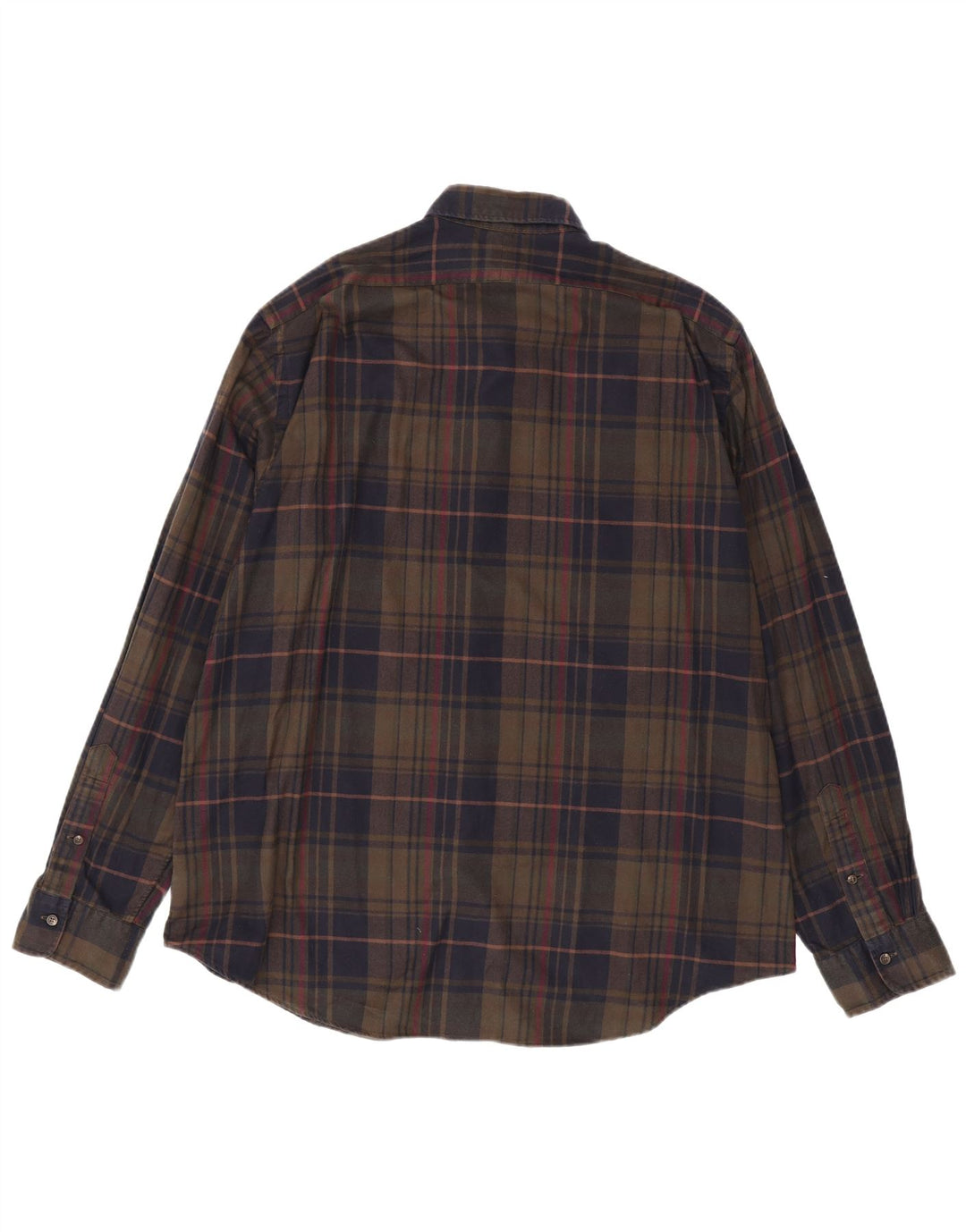 Мужская фланелевая рубашка POLO RALPH LAUREN 2XL, коричневая клетка, хлопок