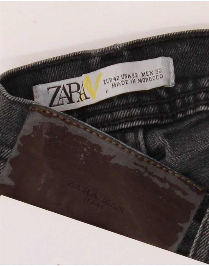 Джинсы мужские узкие Zara W32 L30 черные
