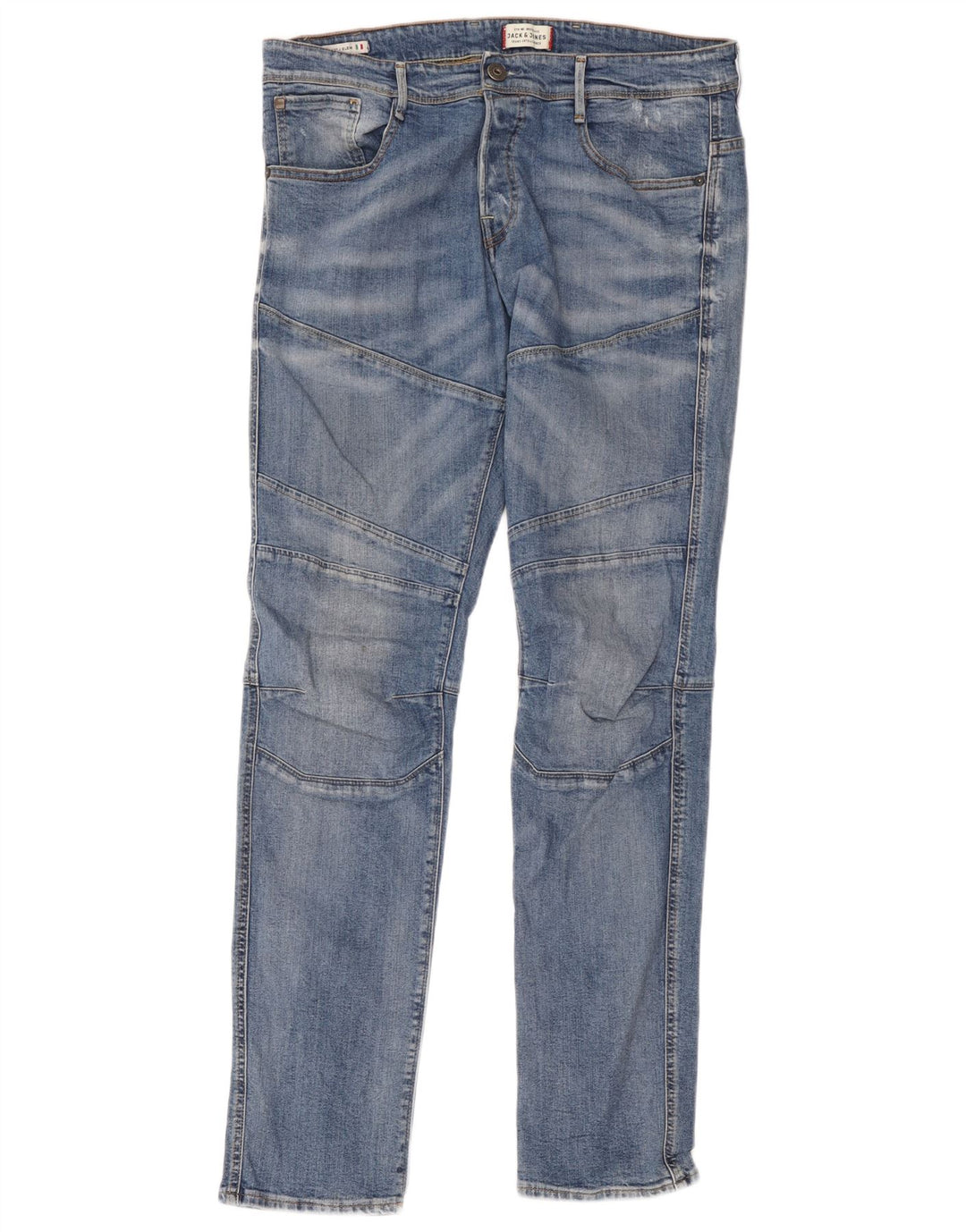 Мужские джинсы GLENN Slim W36 L34 Jack & Jones, синий хлопок