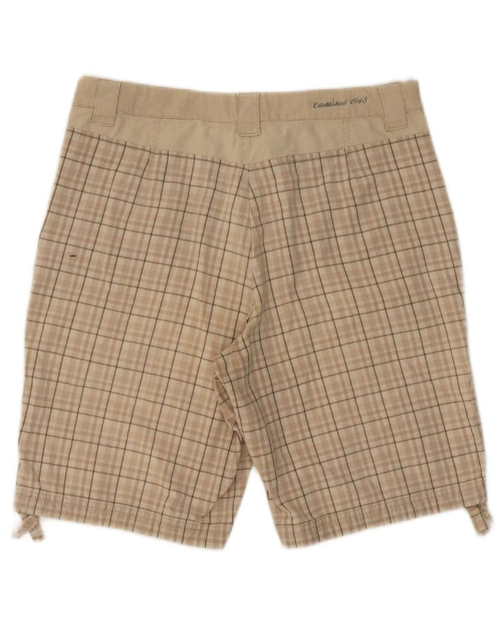 PUMA Mens Chino Shorts Medium W34  Beige Check