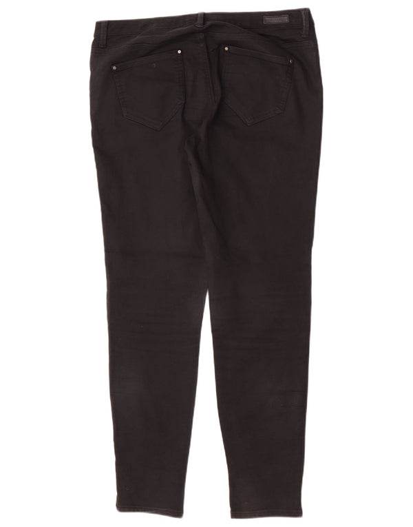Женские джинсы скинни Zara EU 42, большие W32 L28, черные