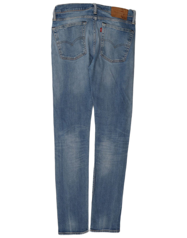 Женские джинсы скинни Levi's 510 W30 L34 синие, хлопок