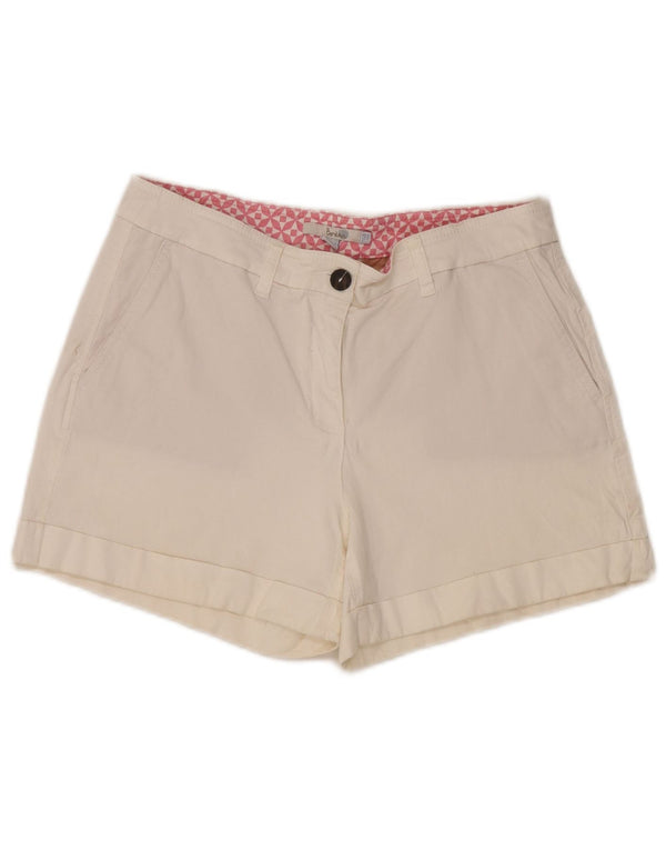 Женские шорты чинос Boden UK 12 Medium W30 Белый хлопок