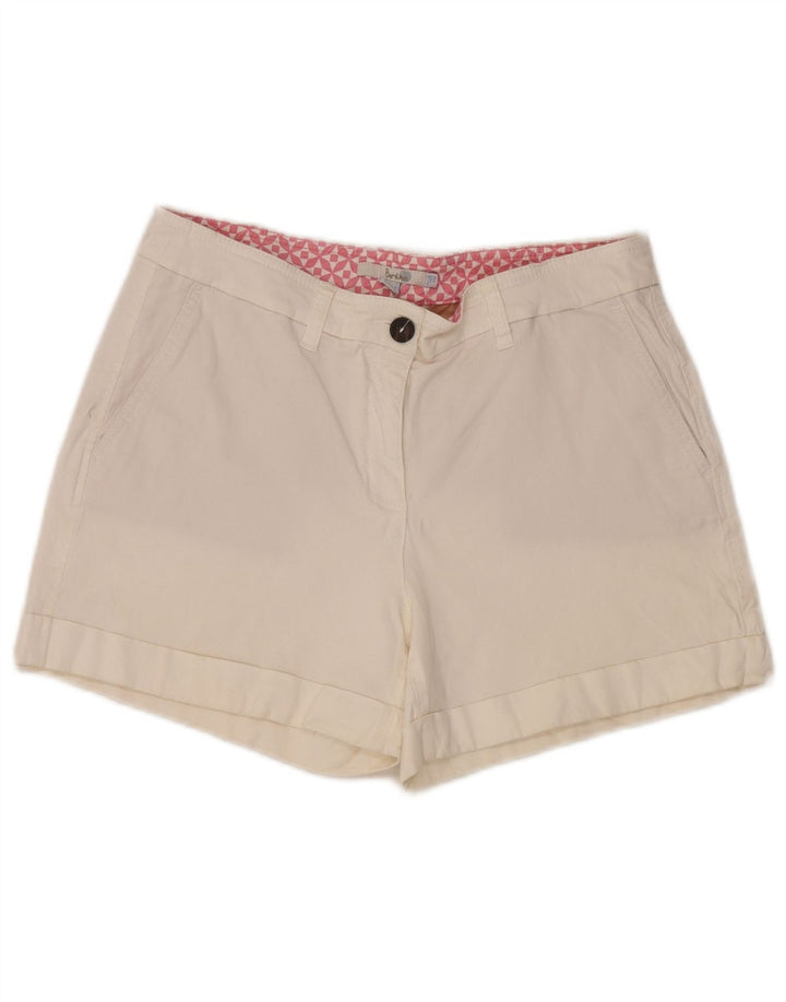 Женские шорты чинос Boden UK 12 Medium W30 Белый хлопок