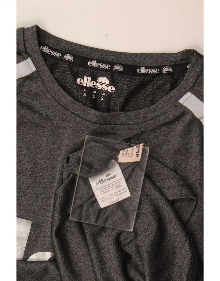 Мужская футболка Ellesse Slim Fit с графическим рисунком, маленький серый полиэстер