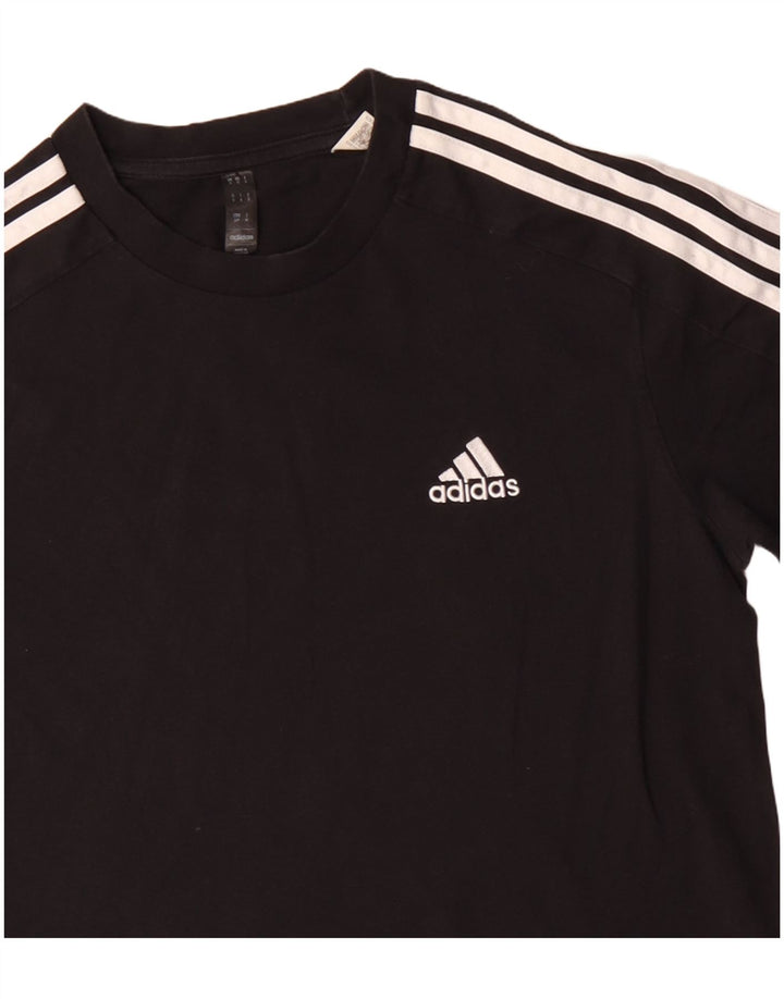 Adidas Мужская футболка Top Small Black Cotton