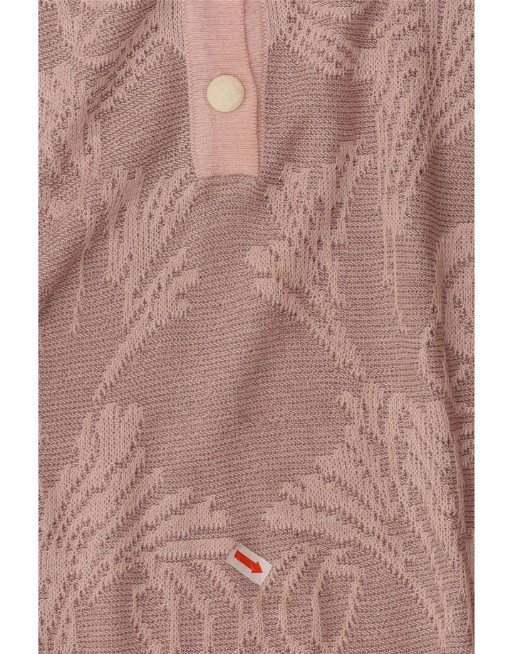 Женский джемпер с круглым вырезом FREYA, цвет EU 40, средний розовый с цветочным принтом