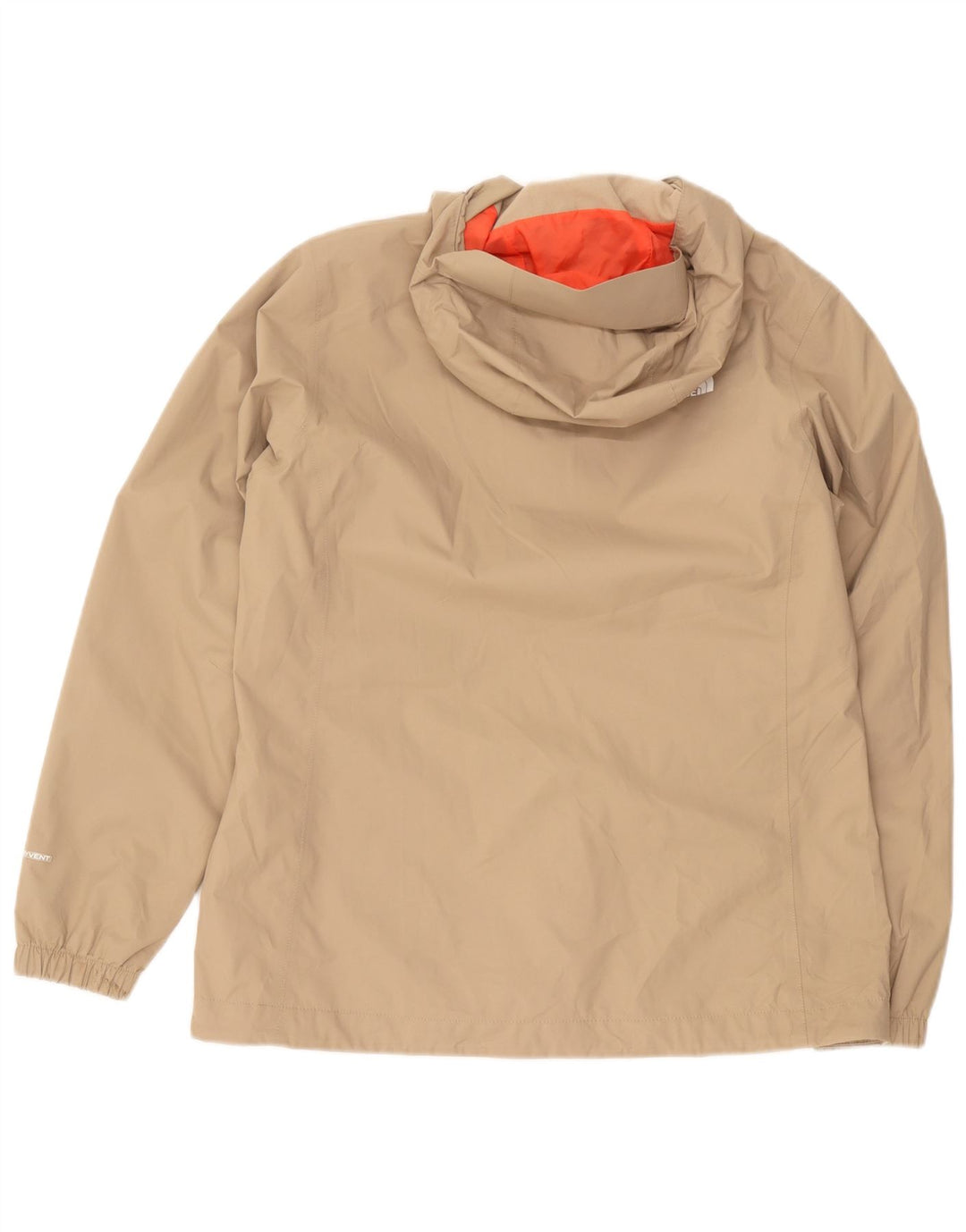 Женская дождевик с капюшоном The North Face UK 14, большой размер, бежевый полиэстер